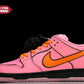 Powerpuff Girls x SB Dnk Low 'Blossom' - UK 3.5 (W 3) / US 4 (W 5.5) / EU 36