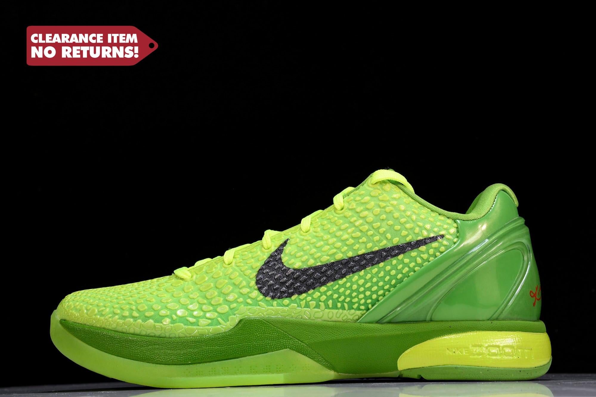 Kobe 6 Protro 'Grinch' - UK 7.5 / US 8.5 / EU 42