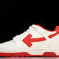 Off-White Out Of Office OOO Low Top 'White Red'