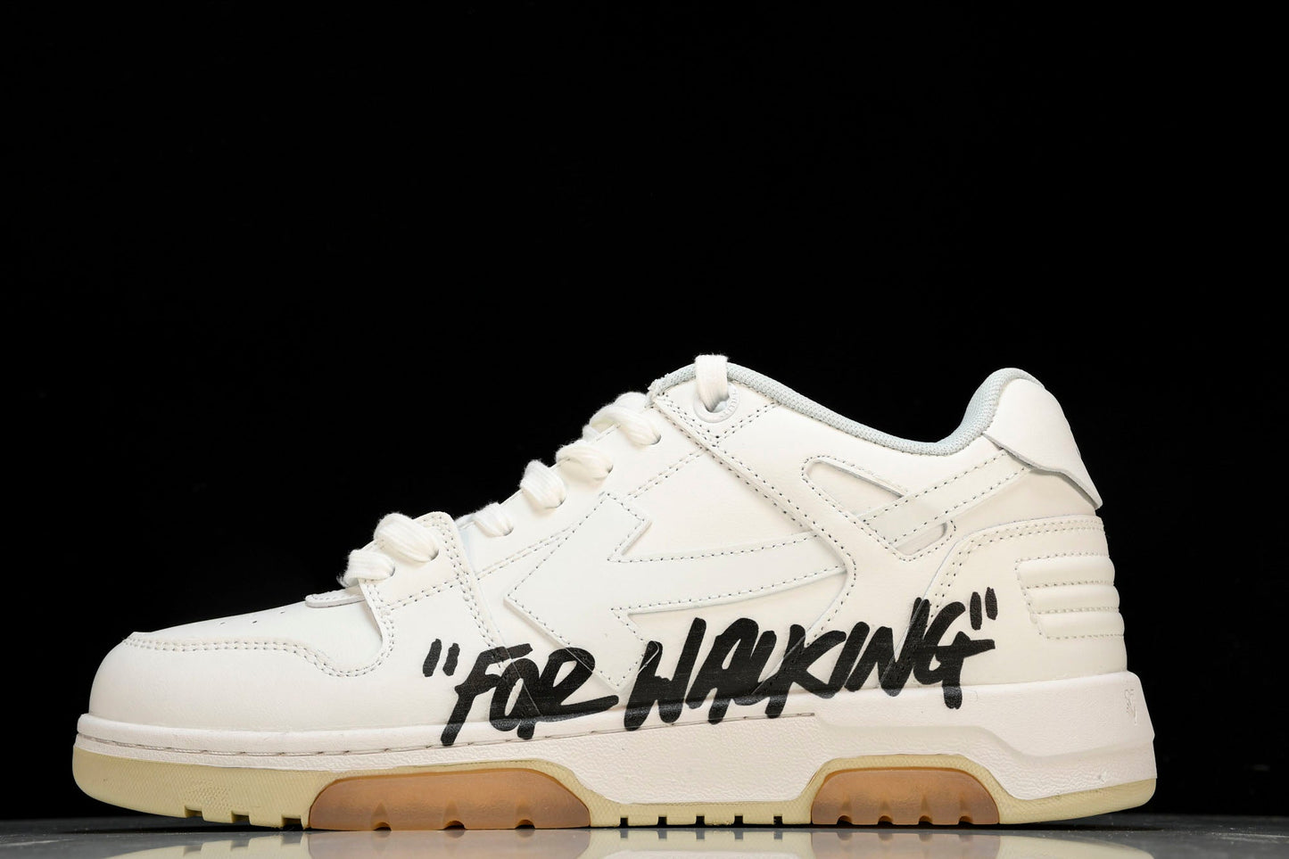 Off-White Out Of Office OOO Low Top "For Walking" - White Black - UK 12 / US 13 / EU 46