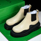 Вottega Veneta Tire Ankle Chelsea Boots 'Sea Salt Black'