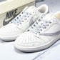 Travis Scott AJ1 Low x BAPE 'White Grey 2.0' (Custom)