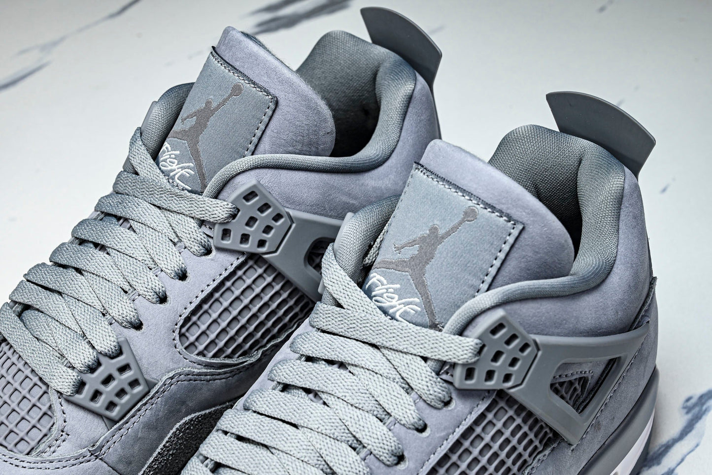 Nigel Sylvester x AJ4 Retro OG Brick by Brick 'Grey' (Unreleased)