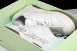 Off-White Out Of Office OOO Low Top "For Walking" - White Sand