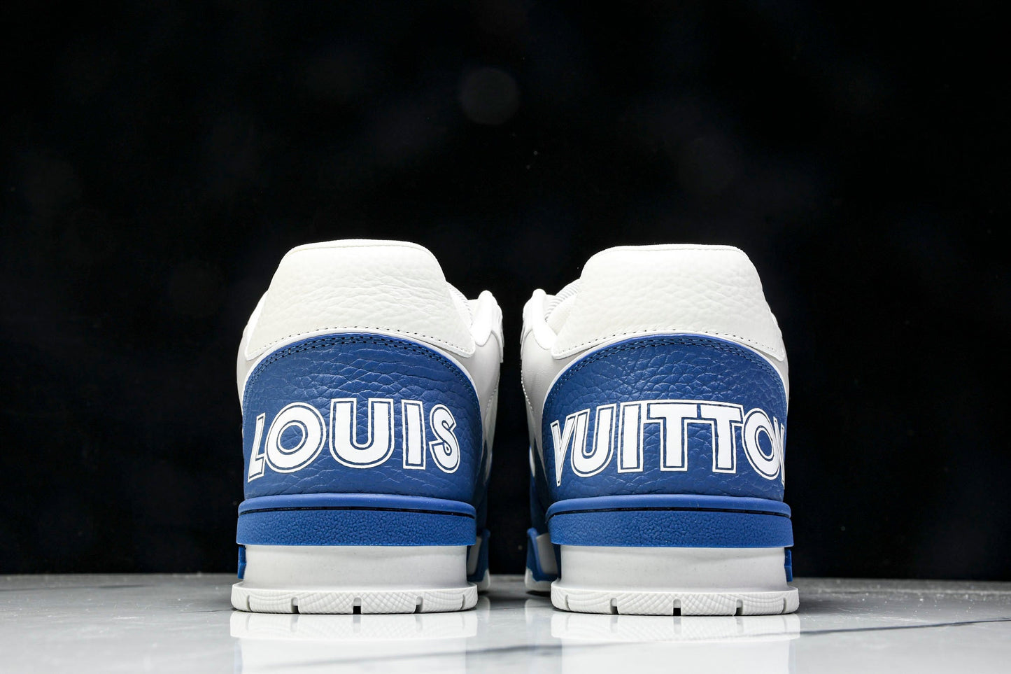 Louis Vuittоп Trainer Low Velcro Strap 'Perforated Blue'
