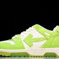 Off-White Out Of Office OOO Low Top 'Sartorial Stitching - Green White'