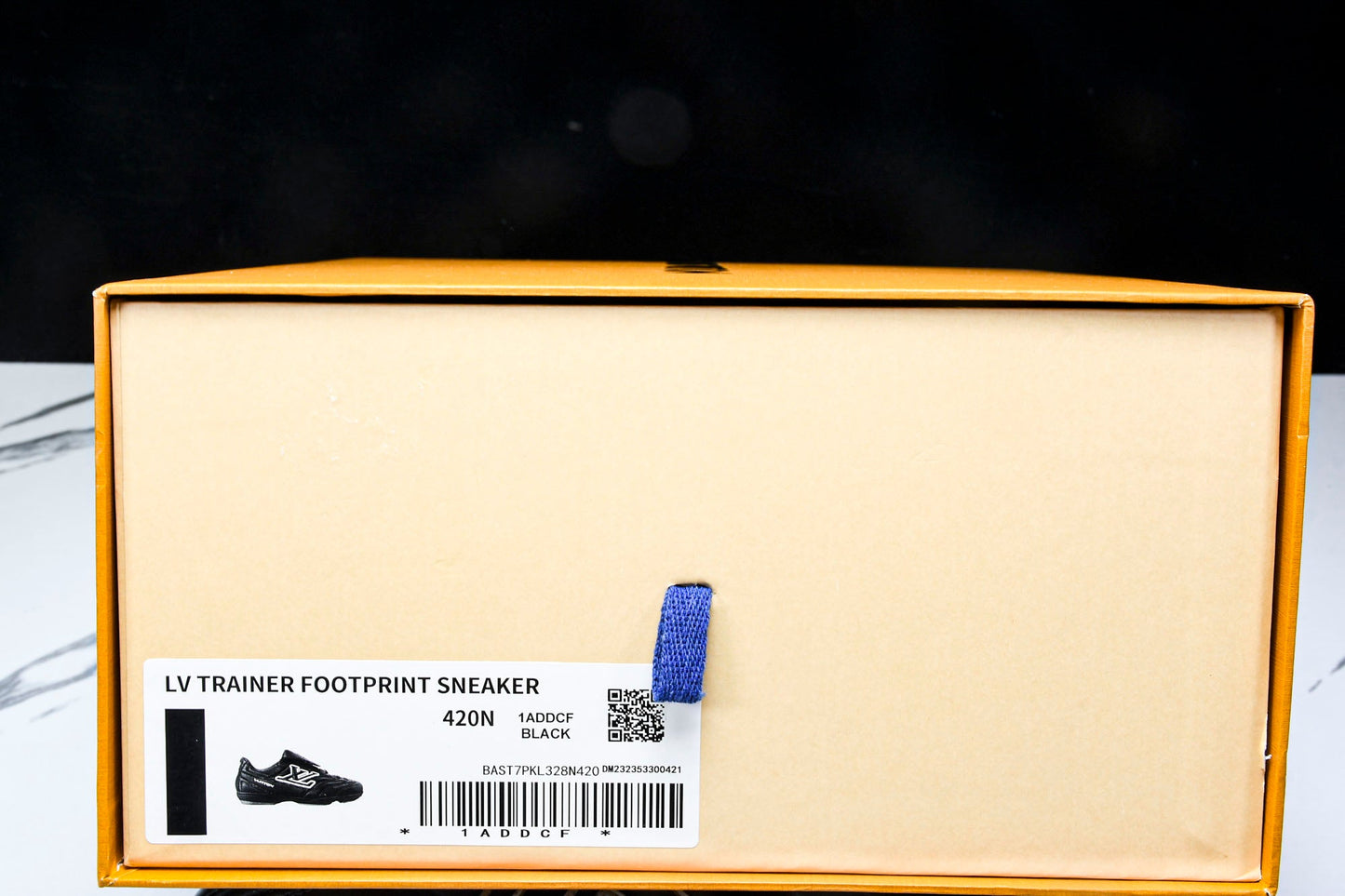 Louis Vuittоп Footprint Football Sneaker 'Black'