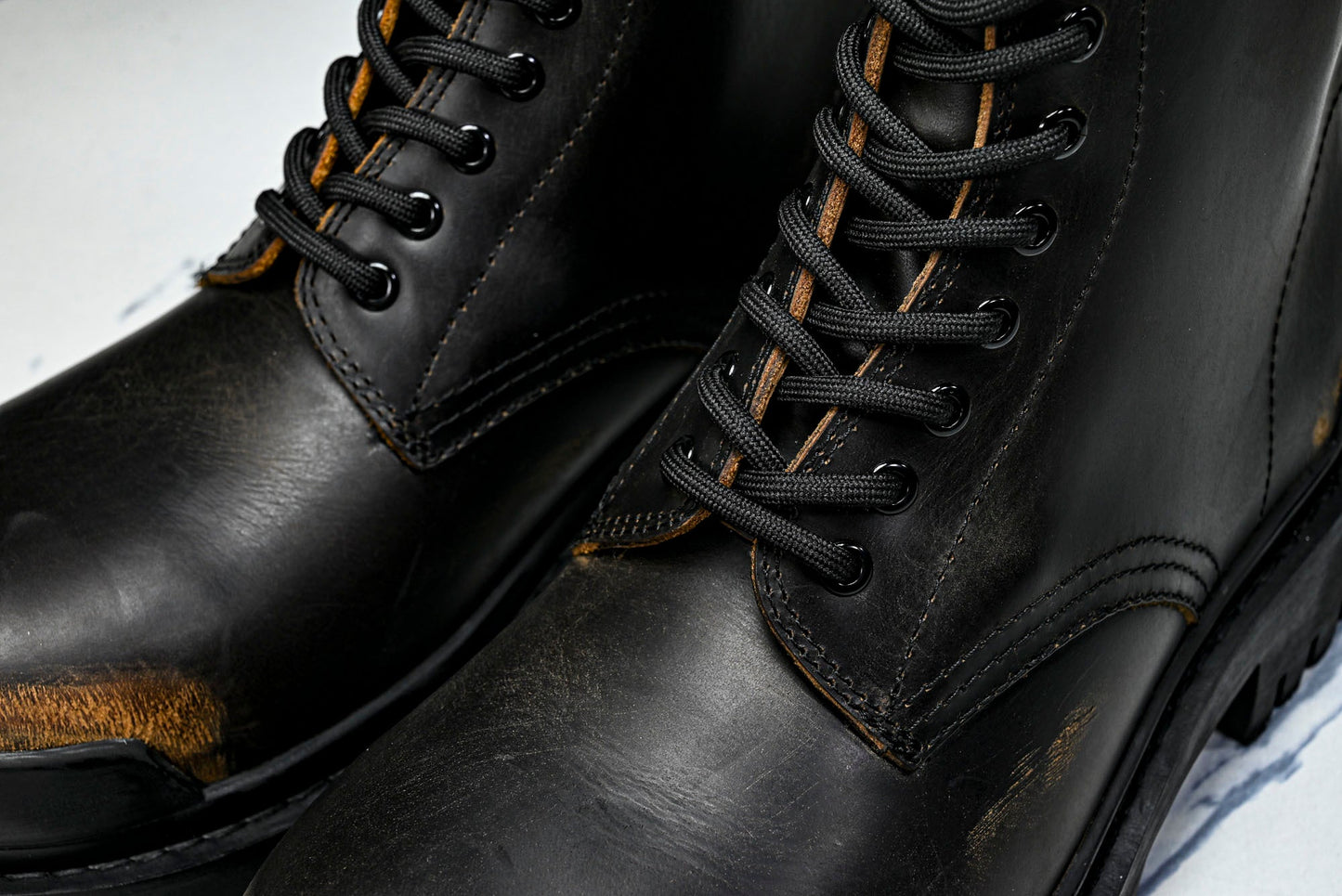 Вalenciaga Strike Boot 'Worn-Out Black Brown'