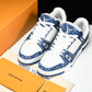 Louis Vuittоп Trainer Low 'Monogram Denim White Blue'