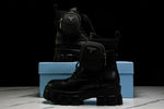 Prada Monolith Boots with Pouch 'Black'