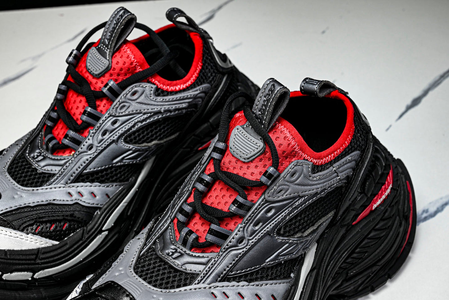 Вalenciaga Platform Sneaker 'Black Red'