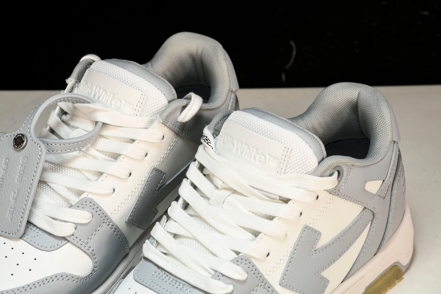 Off-White Out Of Office OOO Low Top 'Grey White' - UK 12 / US 13 / EU 46