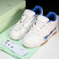 Off-White Out Of Office OOO Low Top "For Walking" - White Blue