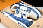 Louis Vuittоп Trainer Low 'Monogram Denim White Blue'