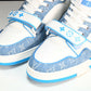 Louis Vuittоп Trainer Low Velcro Strap 'Monogram Denim Blue'