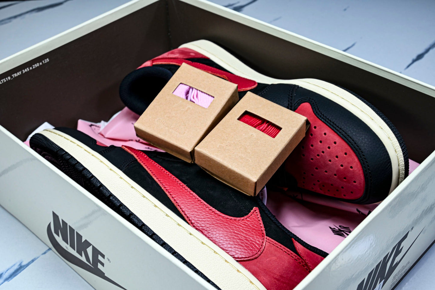 Travis Scott AJ1 Retro Low ‘Black Red' (Unreleased)