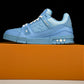 Louis Vuittоп Trainer Low 'Blue Embossed'