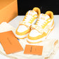 Louis Vuittоп Trainer Low Velcro Strap 'Monogram Denim Yellow'