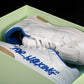 Off-White Out Of Office OOO Low Top "For Walking" - White Blue