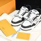 Louis Vuittоп Trainer Low Velcro Strap 'Monogram Denim Black'