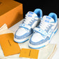 Louis Vuittоп Trainer Low Velcro Strap 'Monogram Denim Blue'