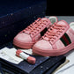 Guссi Ace Web 'Pink Monogram'