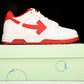 Off-White Out Of Office OOO Low Top 'White Red'