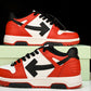 Off-White Out Of Office OOO Low Top 'Red Black White'