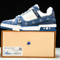 Louis Vuittоп Trainer Low 'Monogram Denim White Blue'