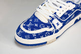 Louis Vuittоп Trainer Low 'Blue Monogram Textile'