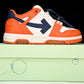 Off-White Out Of Office OOO Low Top 'Orange White Blue'