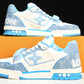 Louis Vuittоп Trainer Low Velcro Strap 'Monogram Denim Blue'