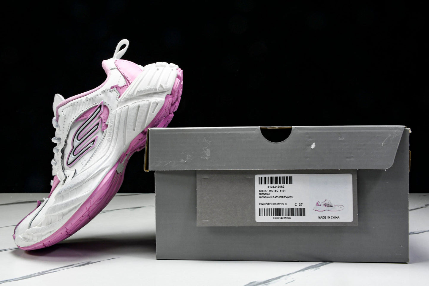 Вalenciaga Monday Shoe 'White Pink'