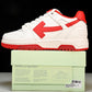 Off-White Out Of Office OOO Low Top 'White Red'