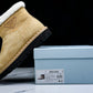 Prada Suede Booties 'Beige'