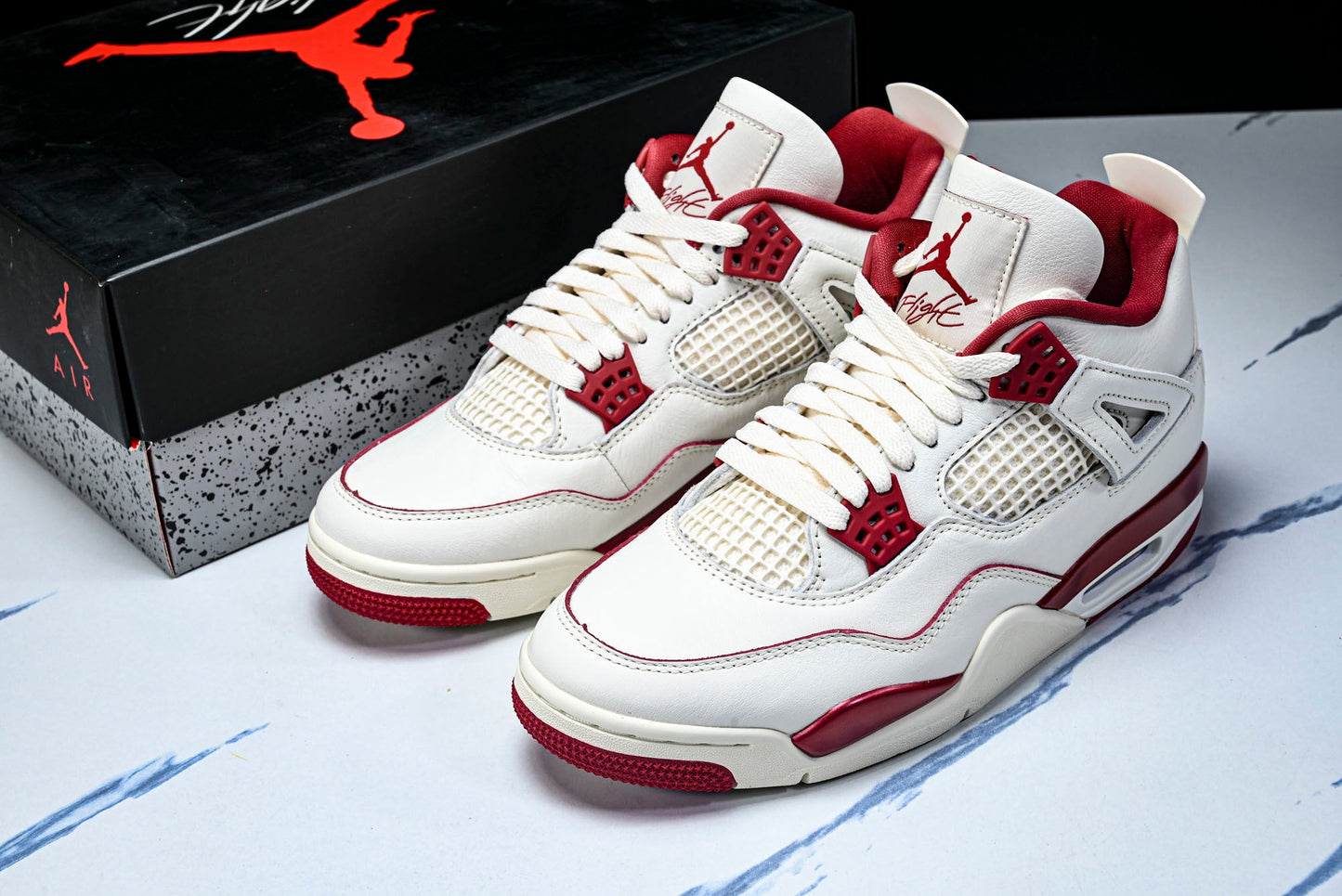 AJ4 Retro Valentine's Day 'Sierra Red'