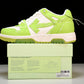 Off-White Out Of Office OOO Low Top 'Sartorial Stitching - Green White'