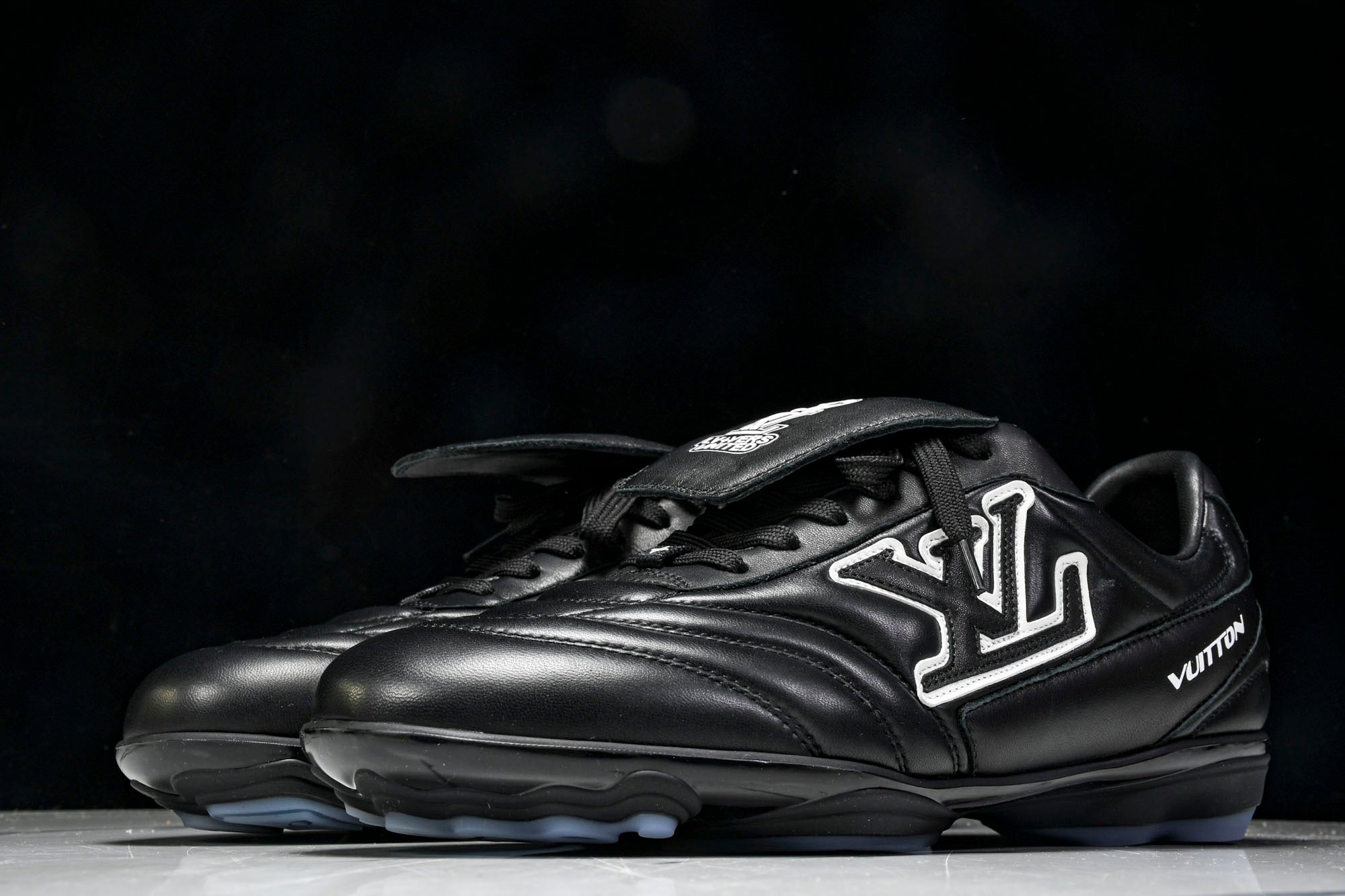 Louis Vuittоп Footprint Football Sneaker 'Black'