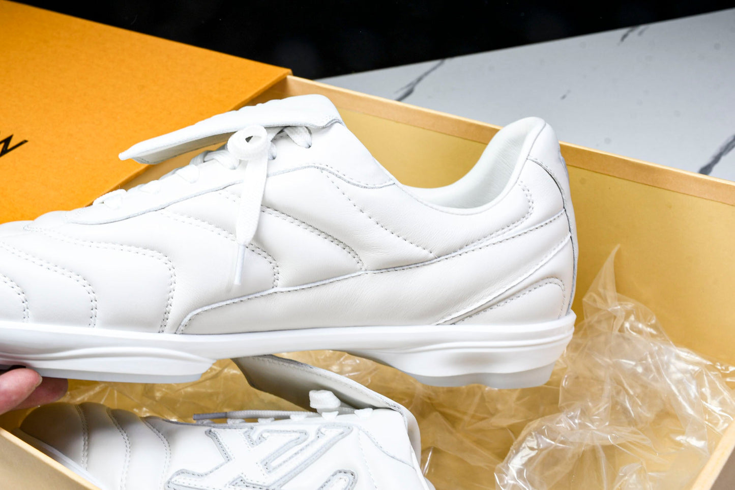 Louis Vuittоп Footprint Football Sneaker 'White'