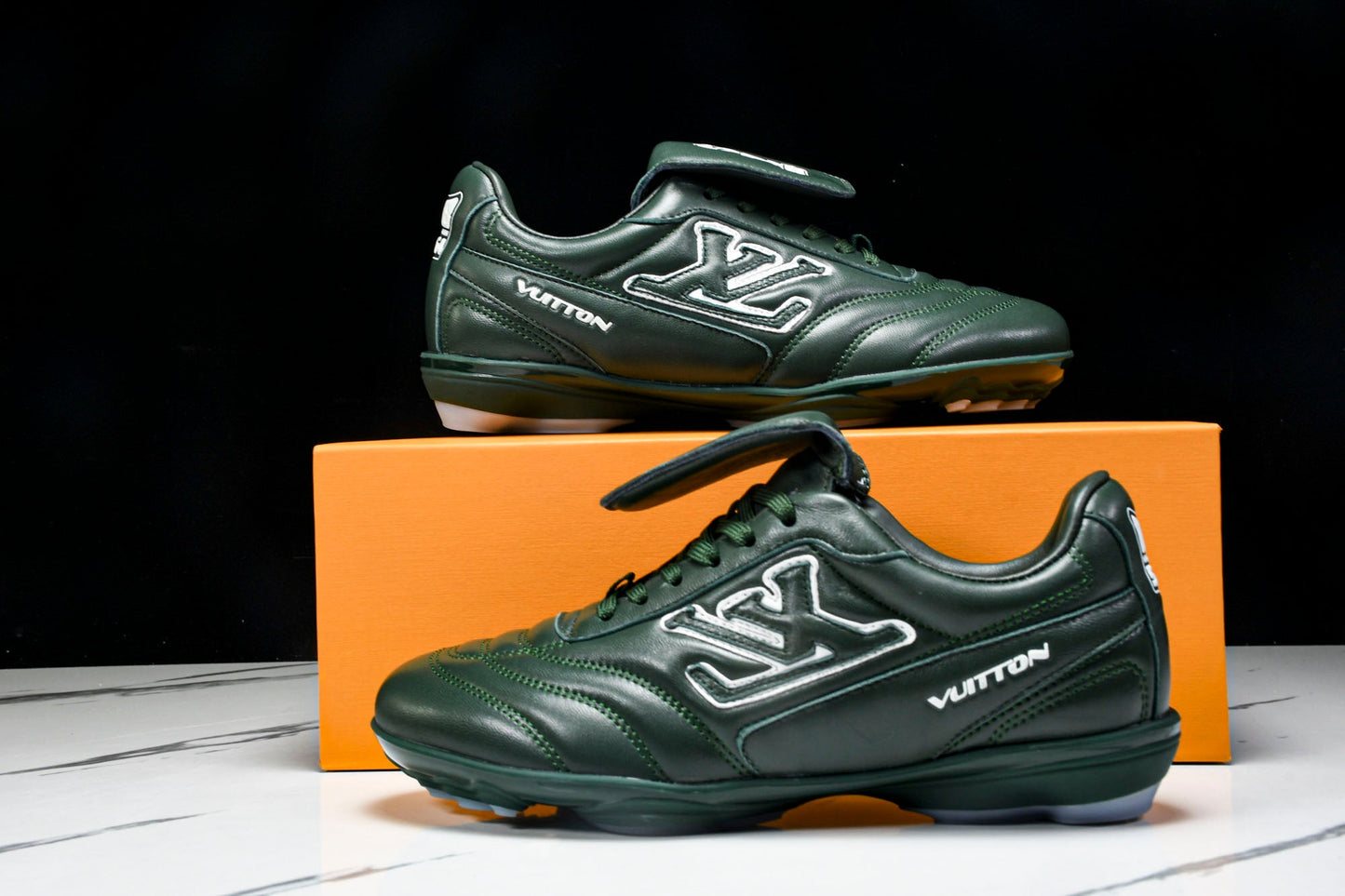 Louis Vuittоп Footprint Football Sneaker 'Green'