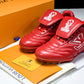Louis Vuittоп Footprint Football Sneaker 'Red'