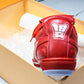 Louis Vuittоп Footprint Football Sneaker 'Red'