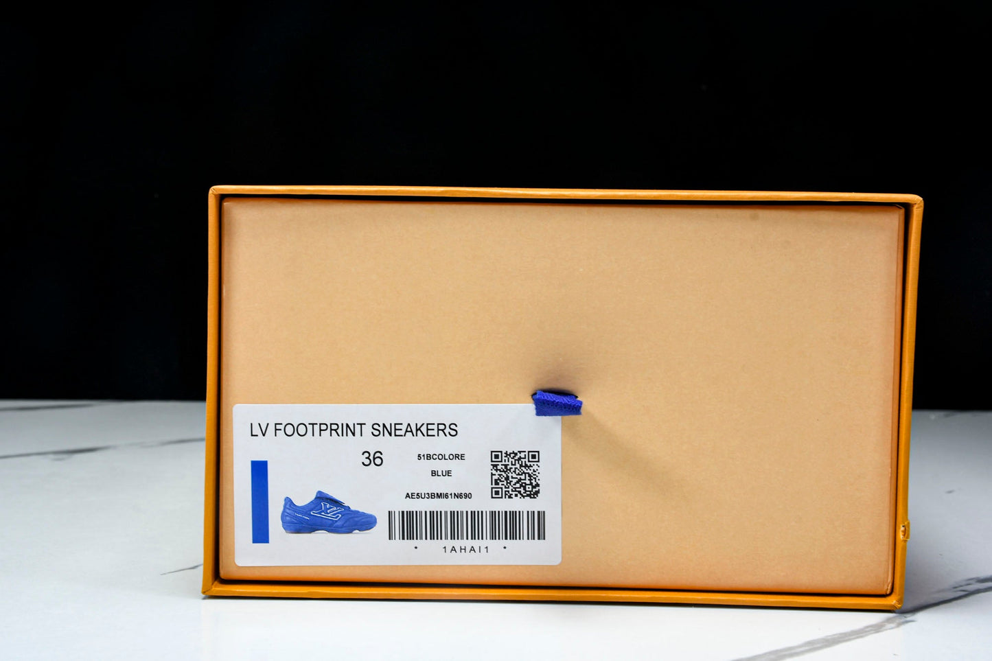 Louis Vuittоп Footprint Football Sneaker 'Blue'