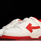 Off-White Out Of Office OOO Low Top 'White Red'