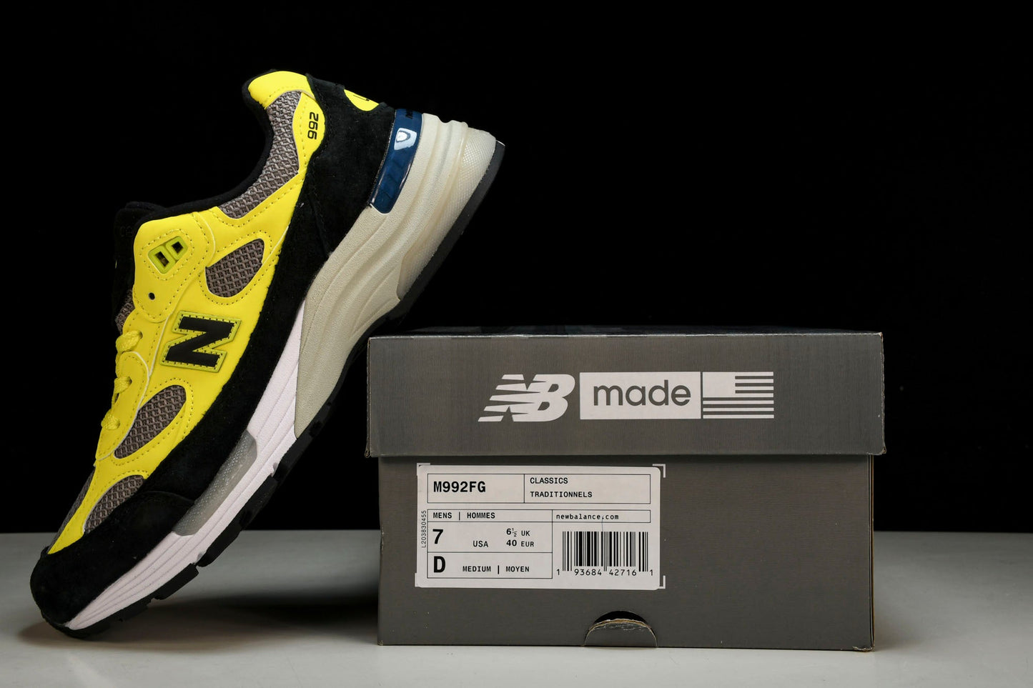NB 992 'Neon Yellow Black'
