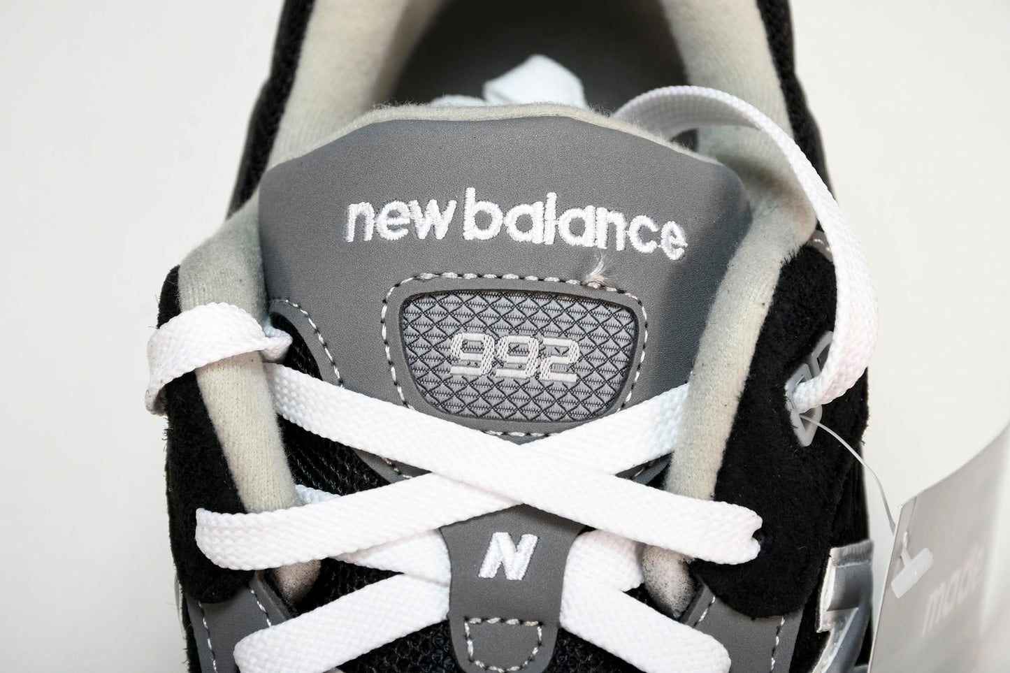 NB 992 'Black Grey Suede'