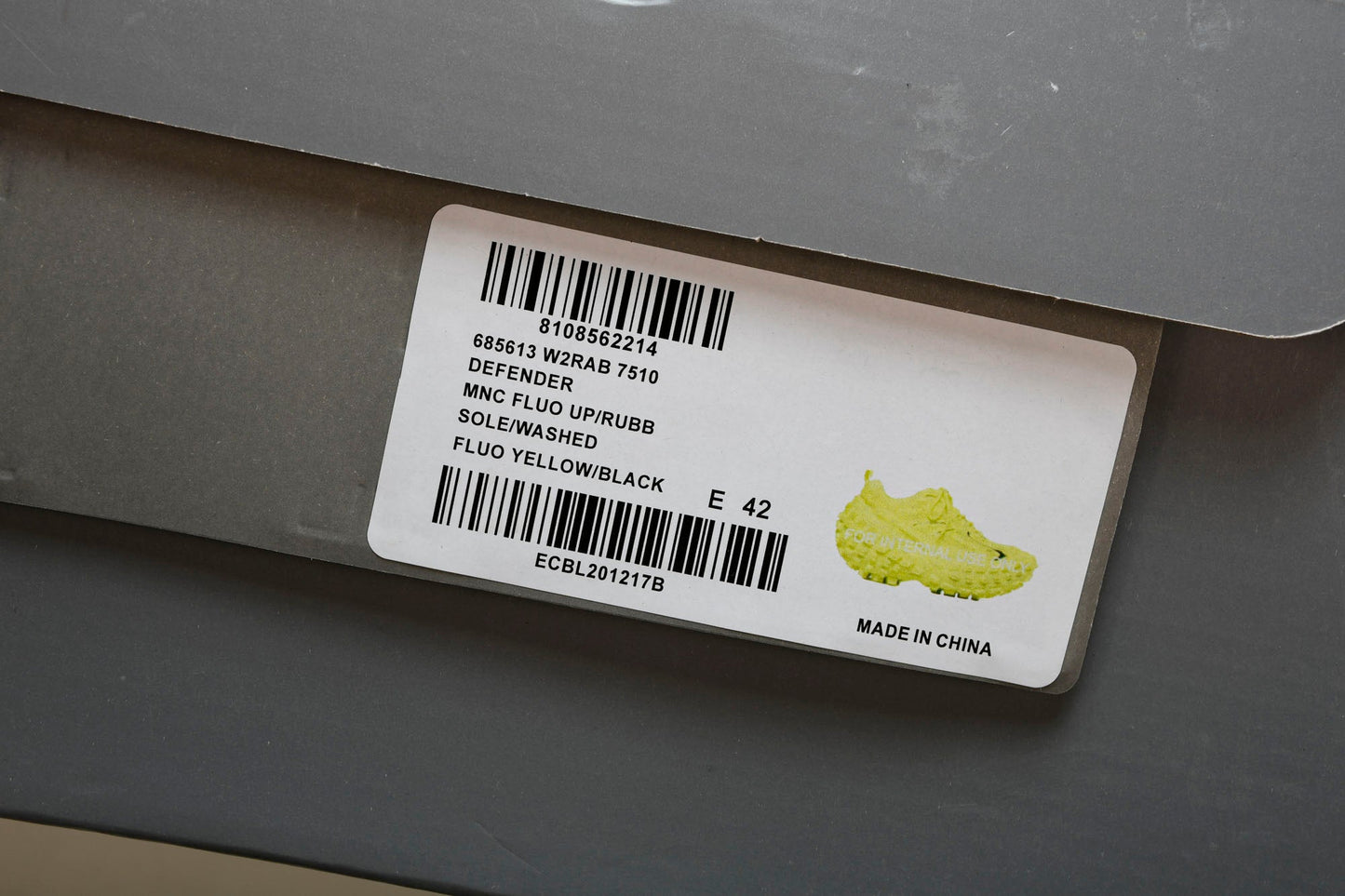 Defender (Bouncer) Sneaker 'Neon Yellow'