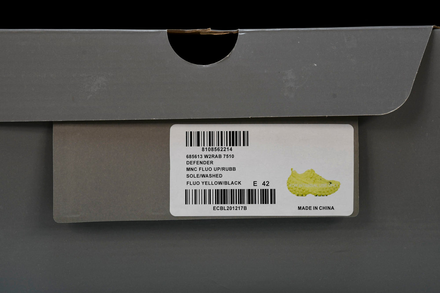 Defender (Bouncer) Sneaker 'Neon Yellow'