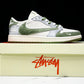 Travis Scott AJ1 Low x Stussy 'Green Grey' (Custom)