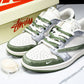 Travis Scott AJ1 Low x Stussy 'Green Grey' (Custom)